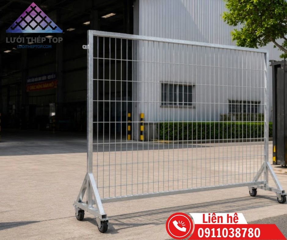 rào chắn di động có bánh xe cho khu công nghiệp Đồng Nai