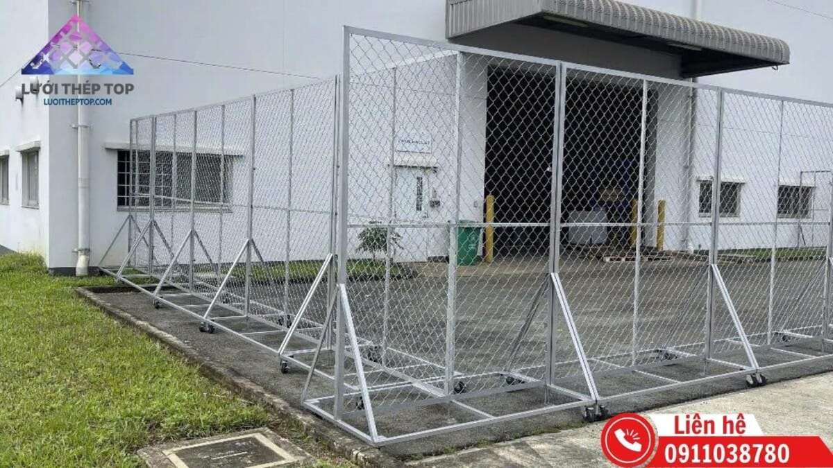 Hàng Rào Di Động: Giải Pháp Vách Ngăn, Phân Luồng & Rào Tạm