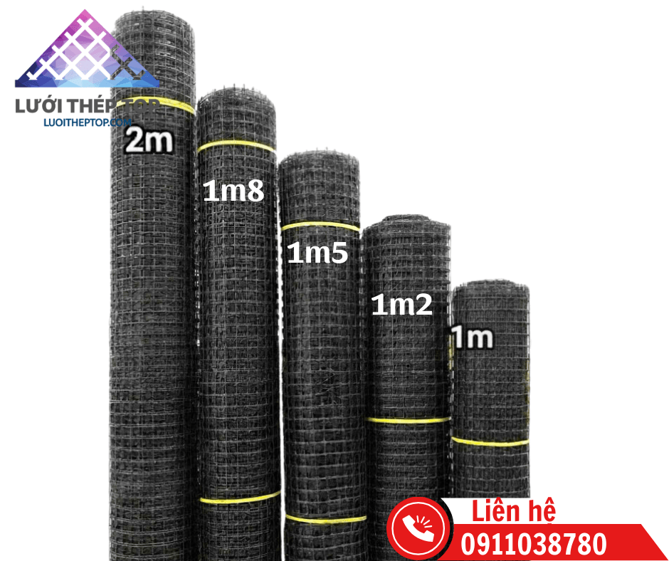 Lưới nhựa đen HDPE đa dạng kích thước