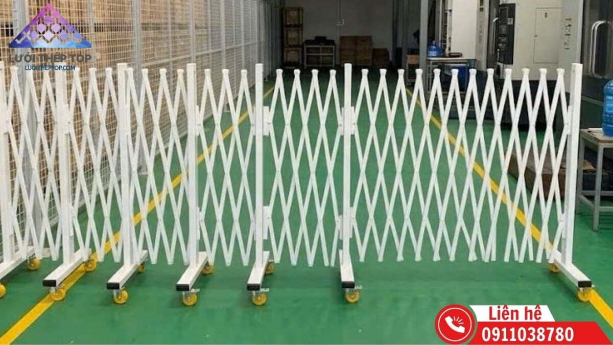 Hàng rào xếp di động gấp gọn