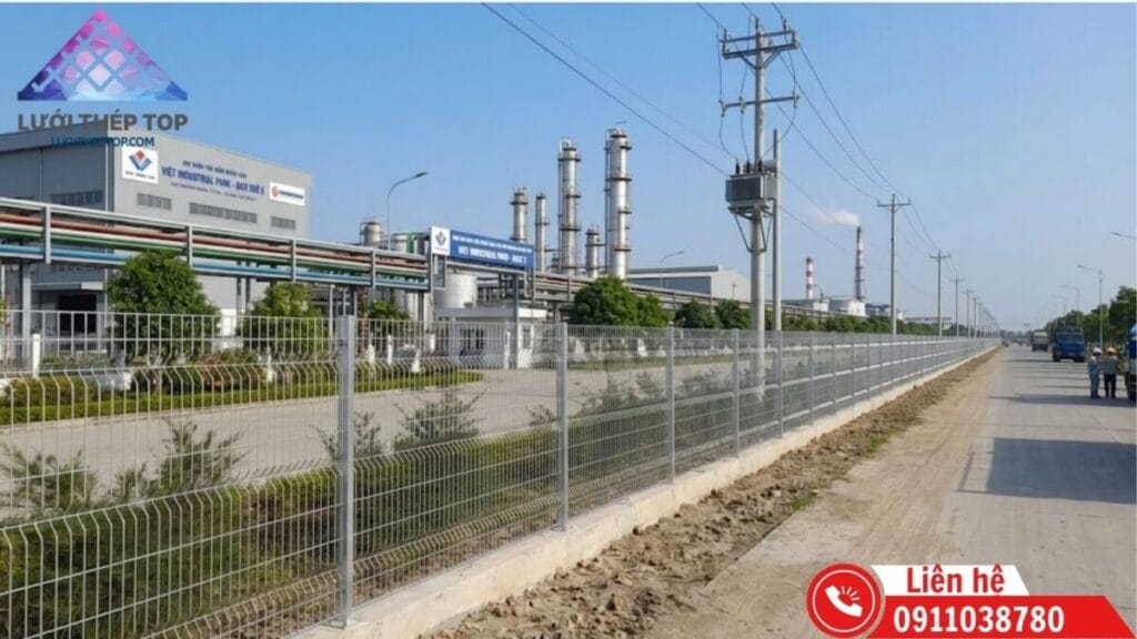 Hệ thống hàng rào kho Long Hậu Cần Giuộc
