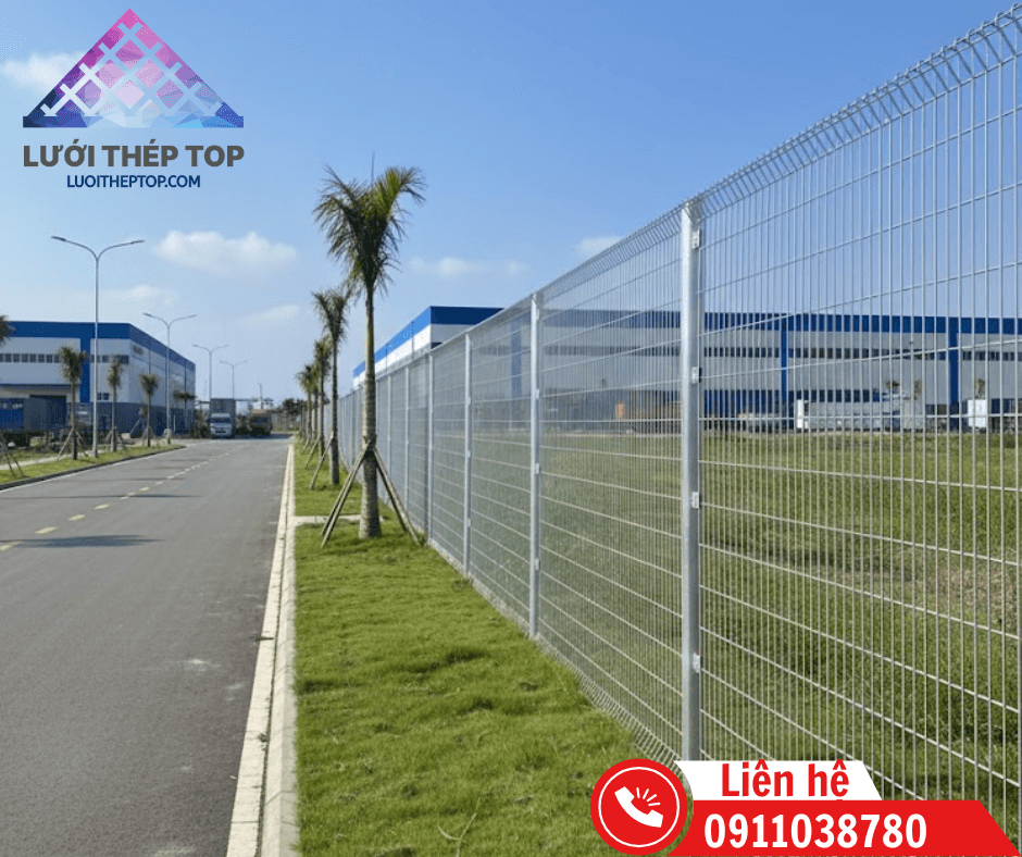 Lưới thép hàn sơn tĩnh điện tại Thuận An Bình Dương