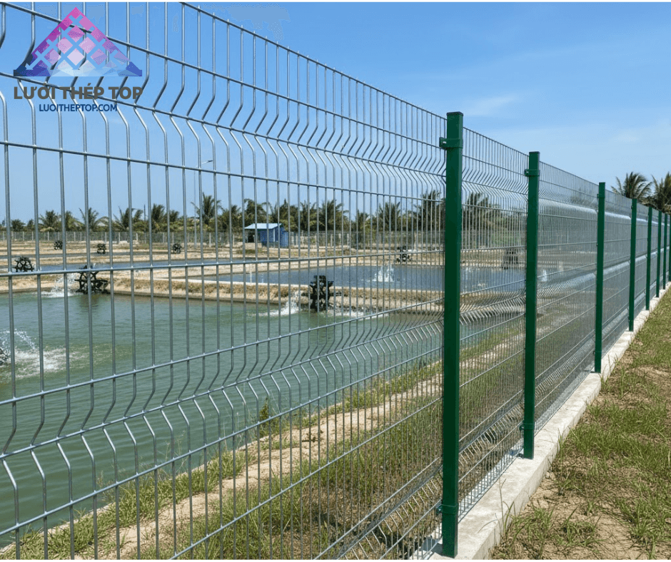 Hàng rào lưới thép hàn KCN Hòa Phú Vĩnh Long