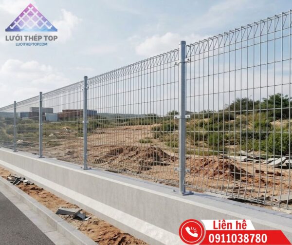 Hàng rào gập tam giác hai đầu