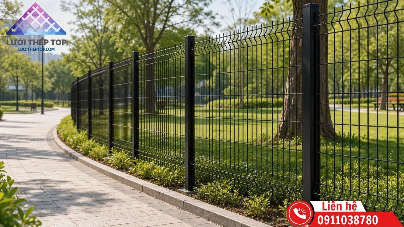 Nên chọn hàng rào mạ kẽm hay hàng rào sơn tĩnh điện