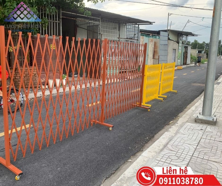 Các loại rào chắn, hàng rào, hàng rào di động phổ biến hiện nay