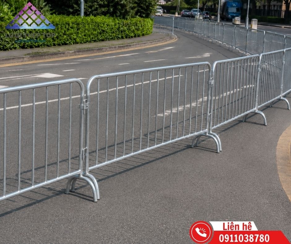 Hàng Rào Di Động Các Loại: Kích Thước Tiêu Chuẩn &  Báo Giá Tại Xưởng