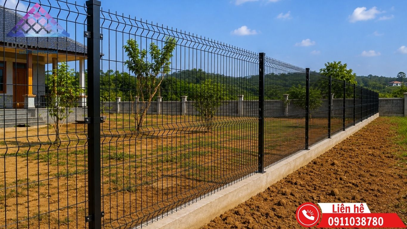 Báo giá hàng rào lưới thép hàn tại Gia Lai theo quy cách công trình 