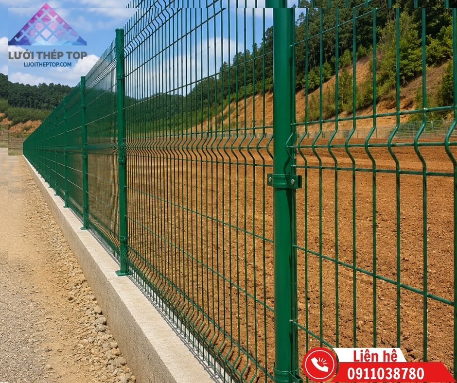 Báo giá hàng rào lưới thép hàn tại Bình Phước theo quy cách công trình 