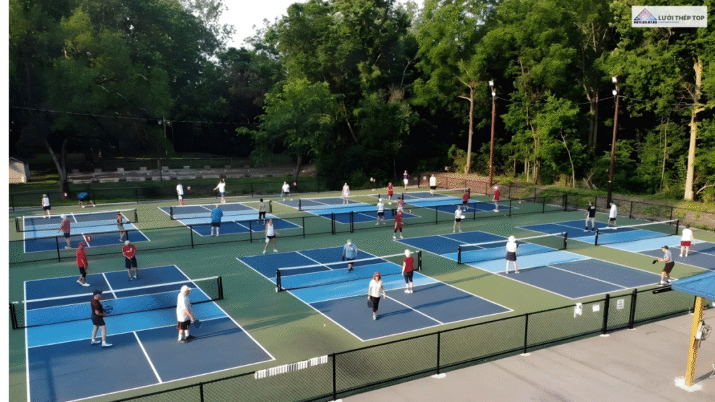 Lưới B40 là lựa chọn lý tưởng cho các sân pickleball phong trào, sân tập luyện trong khu dân cư, trường học, hoặc các dự án tạm thời.