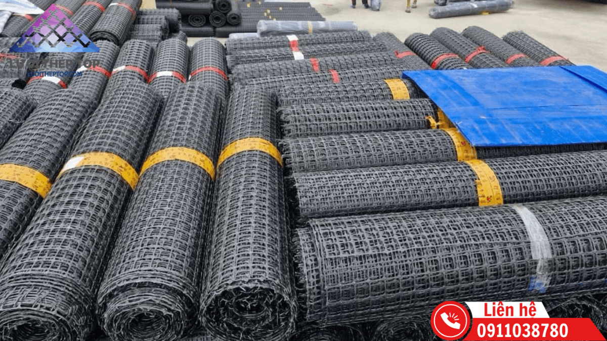 Kho lưới nhựa đen HDPE