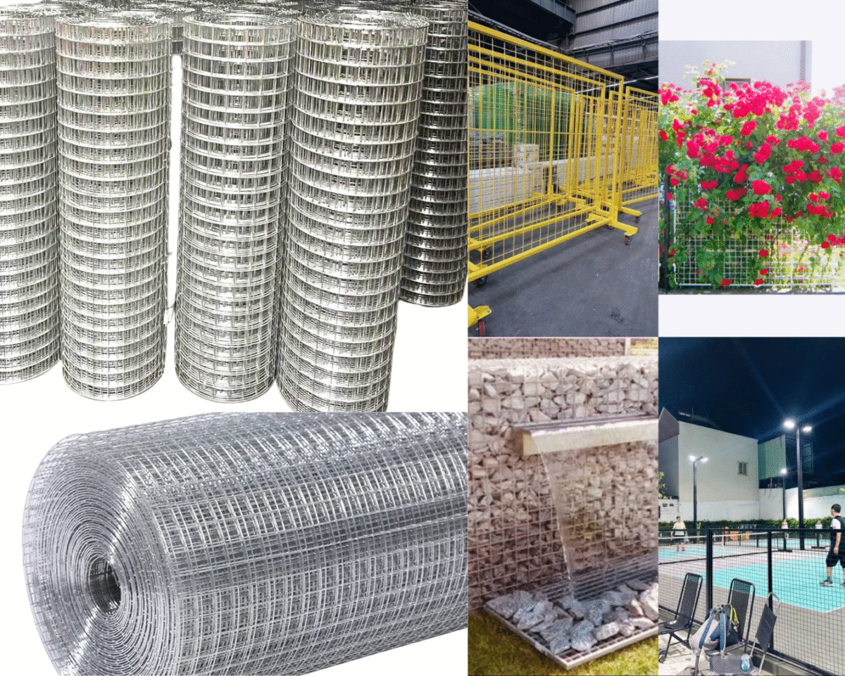 Lưới thép hàn mạ kẽm cuộn