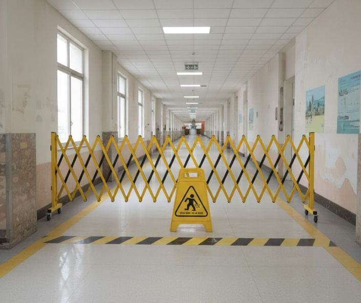 Hàng rào xếp gấp gọn ứng dụng rộng rãi trong nhiều lĩnh vực hiện nay