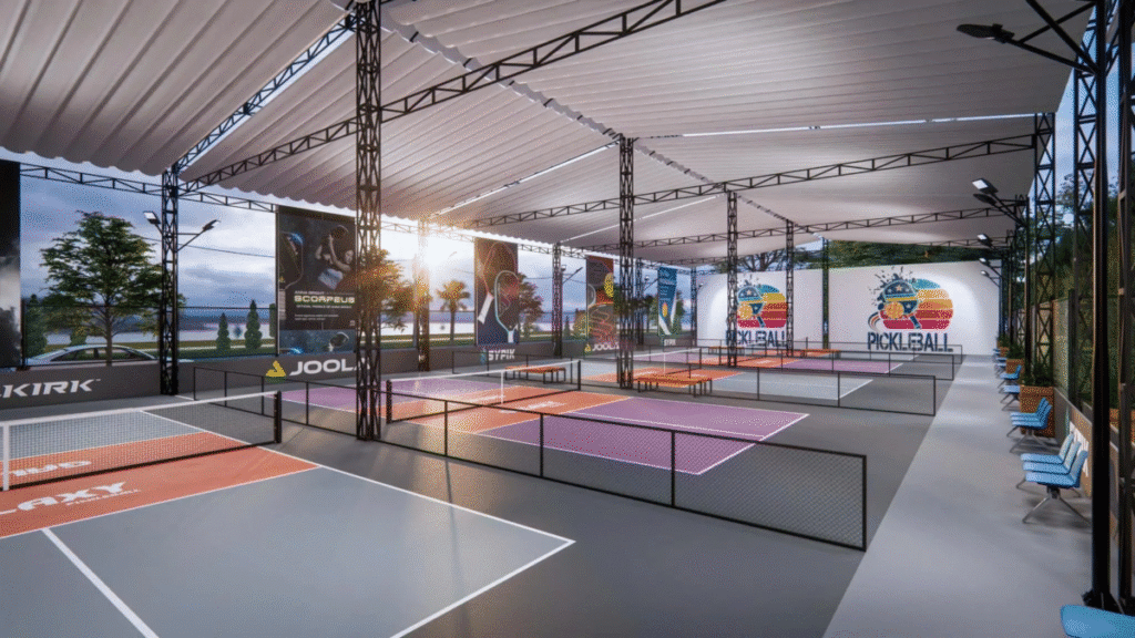 ý tưởng hàng rào pickleball ở Việt Nam