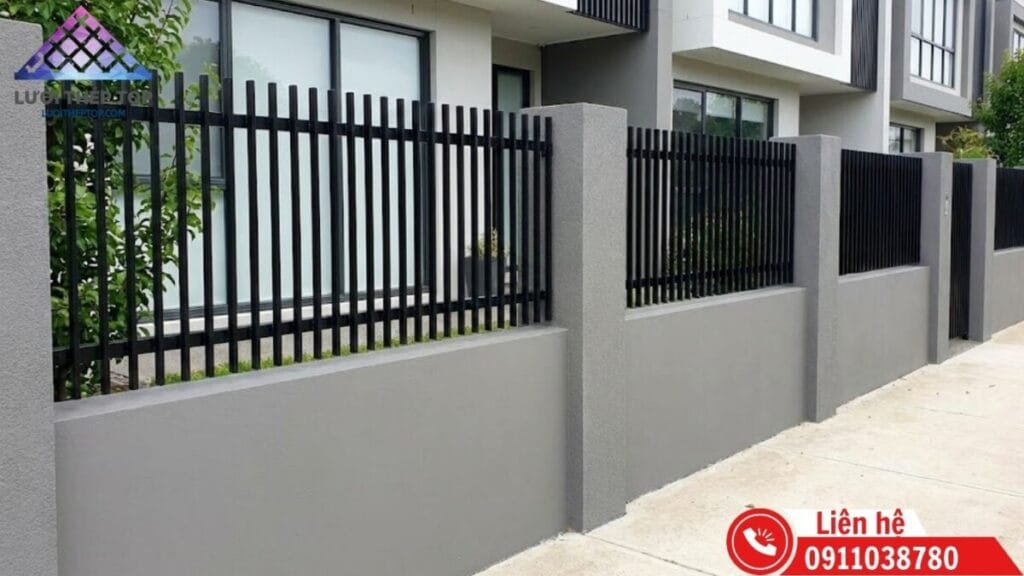 Quy định chiều cao và độ thông thoáng khi xây hàng rào nhà cấp 4